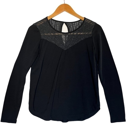 Kuhl Sonia Lace Front Long Sleeve Top Size Small - Picture 1 of 10